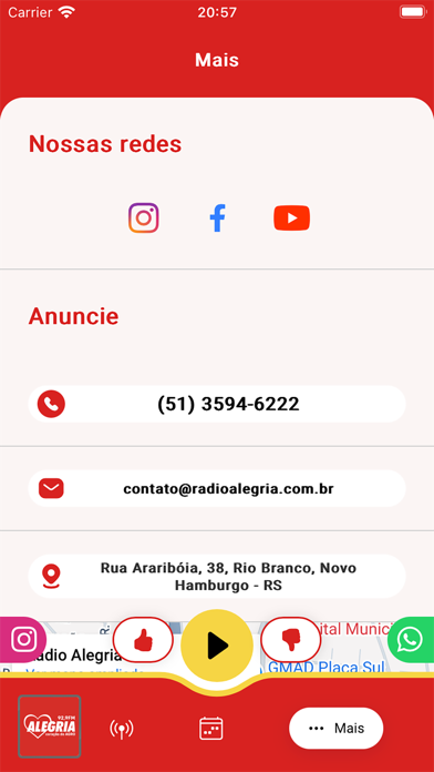 Rádio Alegria Screenshot