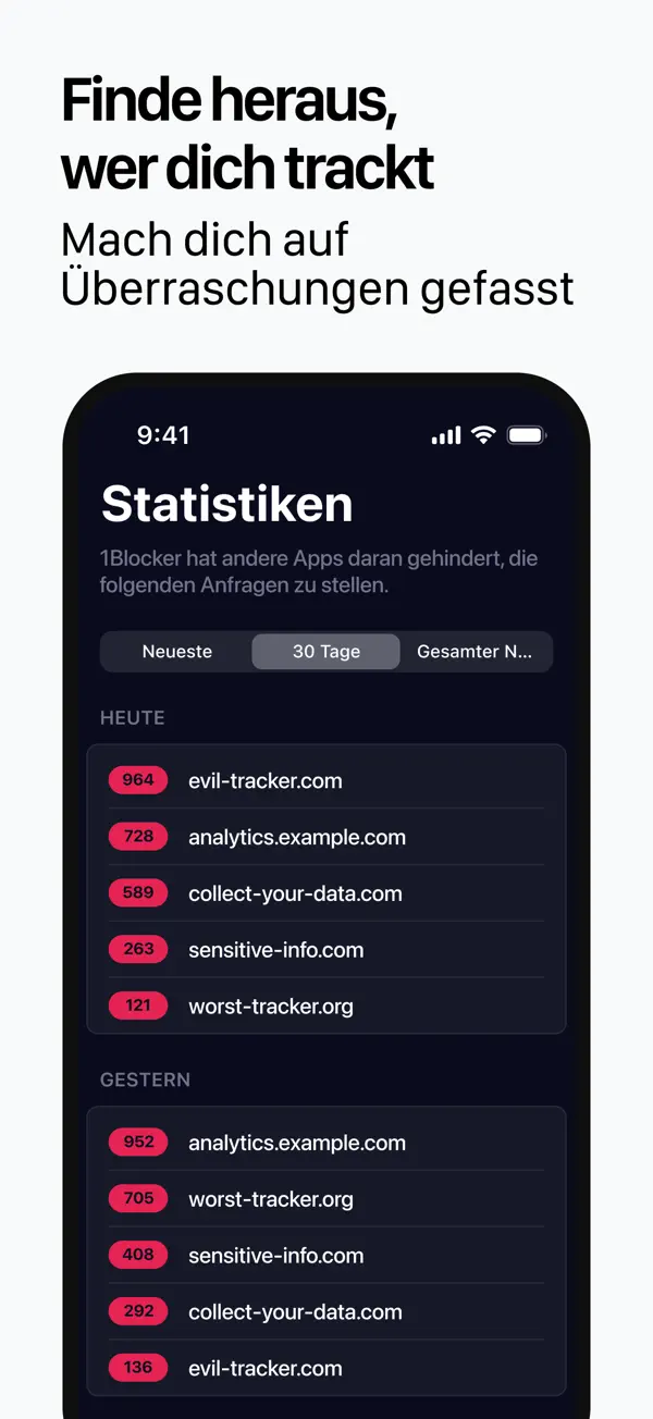 1Blocker: Ad Blocker & Privacy Screenshot 7