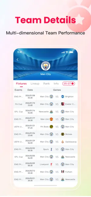 Z8Score - Soccer & Basketball screenshot 4