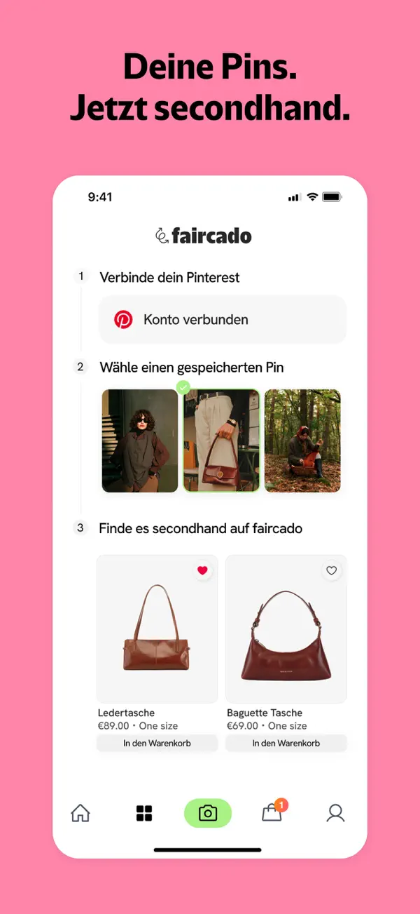 Faircado: Secondhand-Shopping iPhone App Screenshot 2 – Shopping