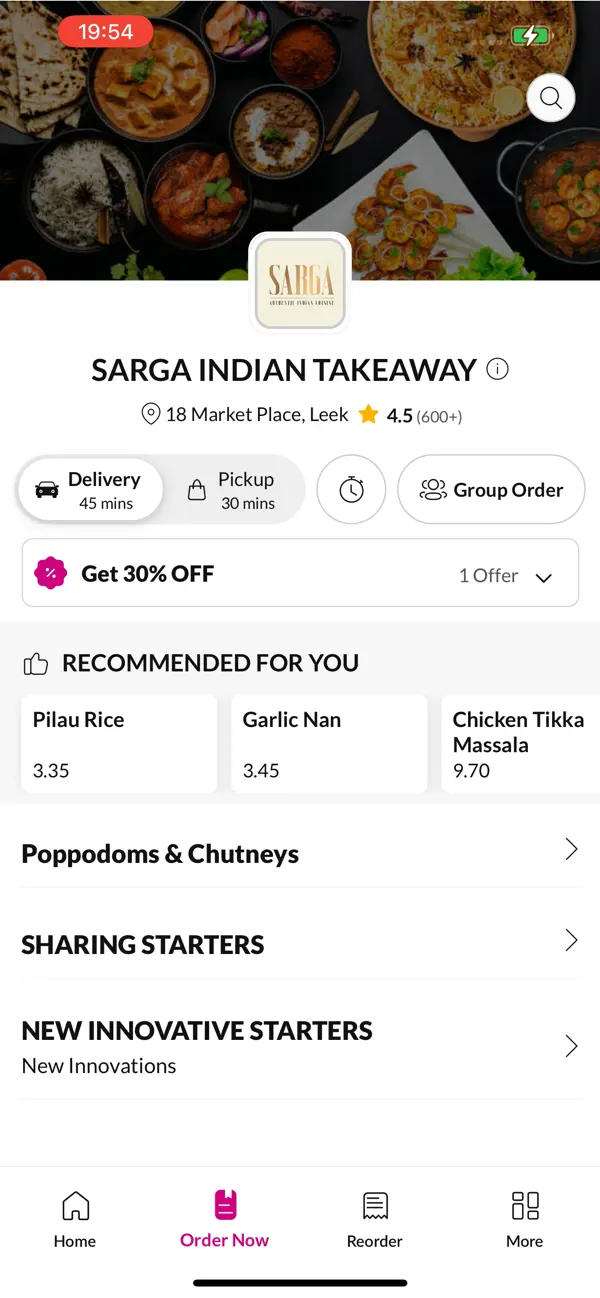 Screenshot #2 pour SARGA INDIAN TAKEAWAY