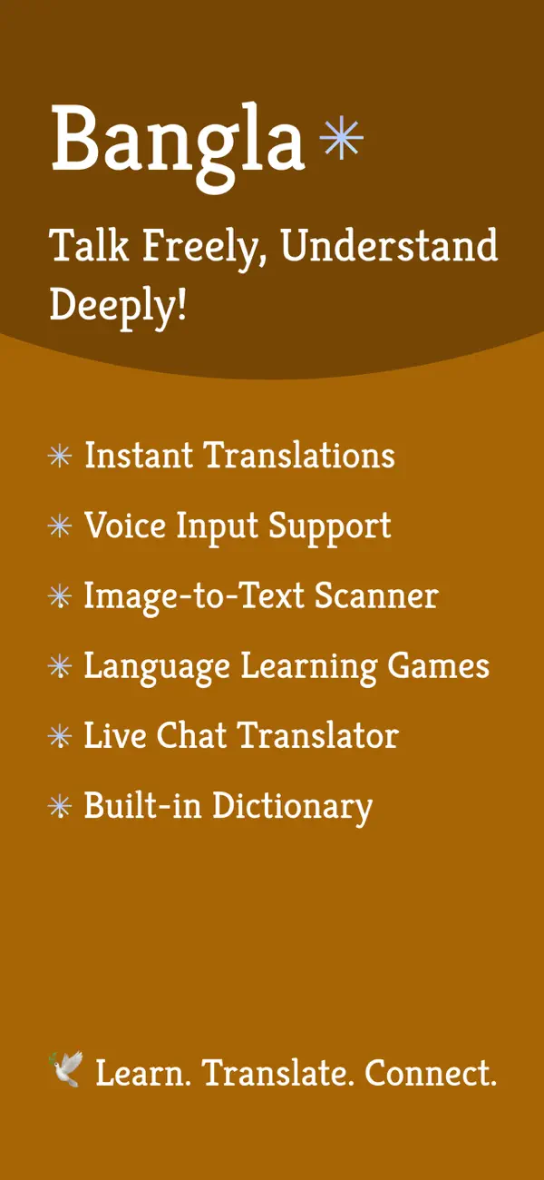 Screenshot #1 pour English to Bangla Translator