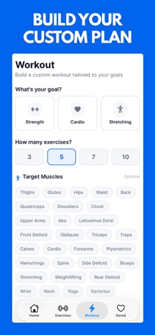 Lift Manual: Exercise Library Screenshot 3 of 5