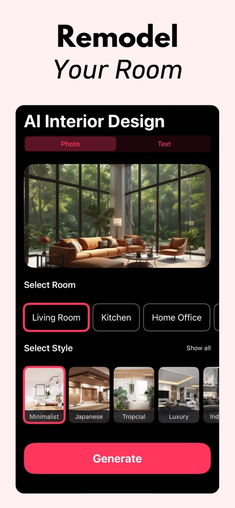AI Interior Design: Remodel - Lifestyle App | MWM