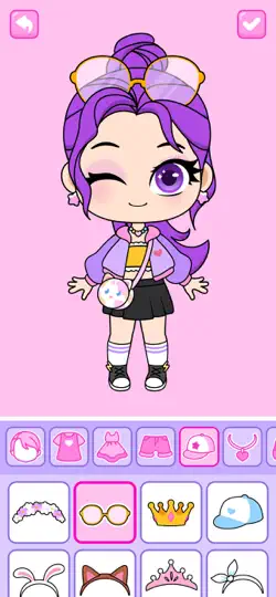 Captura de pantalla de Chibi Muñecas Juego Para Niñas en iPhone 4