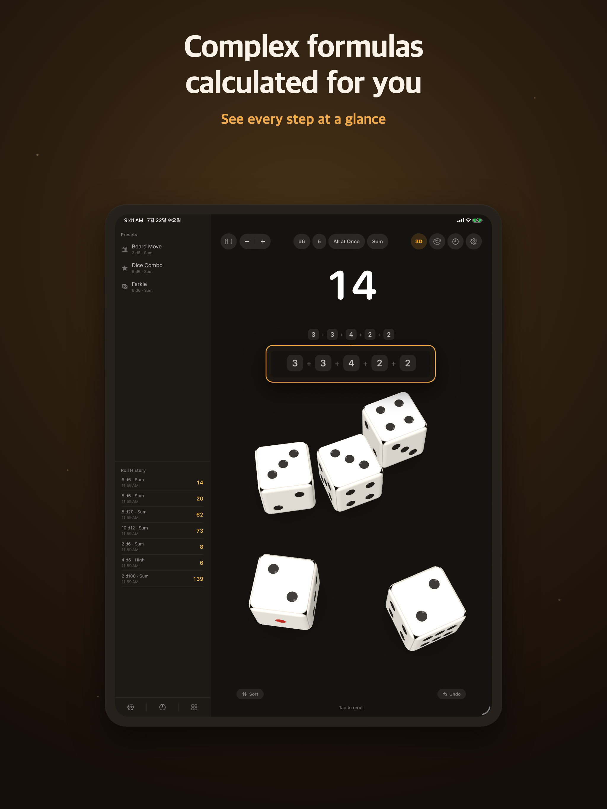 Dice Master: Roll & Calculate screenshot 7