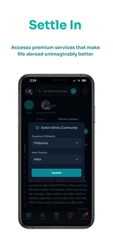 Settln screenshot
