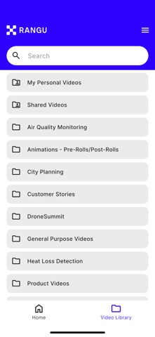 Rangu Video App screenshot