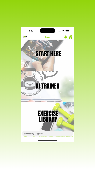 Screenshot 3 of Volv Fitness App