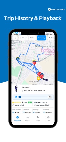 BoldTrack - GPS Fleet Tracking iPhone screenshot