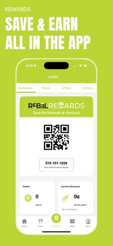 REBEL Rewards! Screenshot 1 of 3
