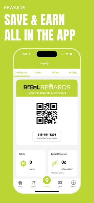 REBEL Rewards! Screenshot 1 of 3