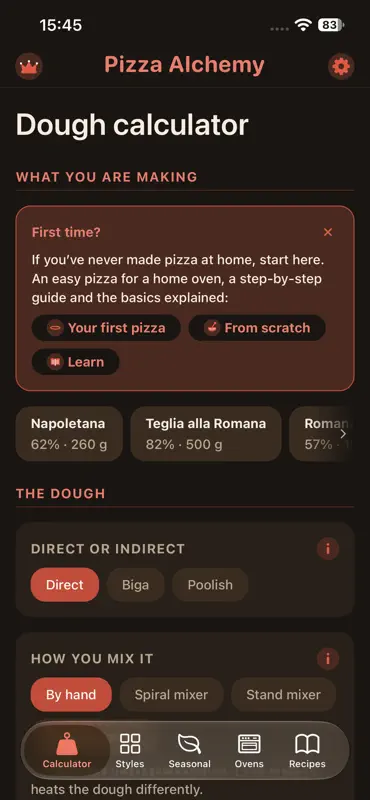 Pizza Alchemy Dough Calculator screenshot 2 of 8
