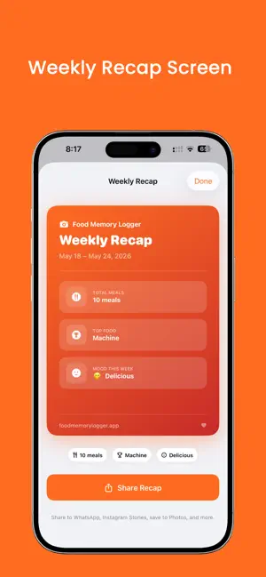 Food Diary: Meal Tracker & Log screenshot 3