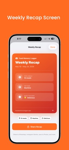 Food Diary: Meal Tracker & Log Screenshot 3 of 7