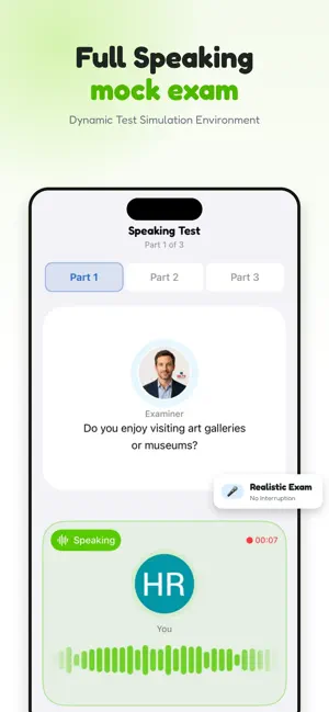 IELTS Speaking Practice Coach screenshot 2