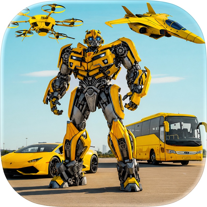 Robot Transform War Games 3D screenshot 1