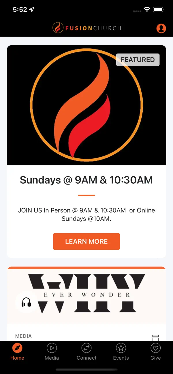 Screenshot #1 pour Fusion Church NY