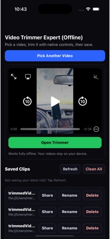 Video Trimmer Expert (Offline) screenshot