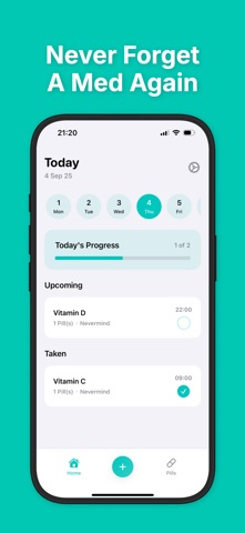 Pill Reminder: Vitamin Tracker Screenshot 1 of 3