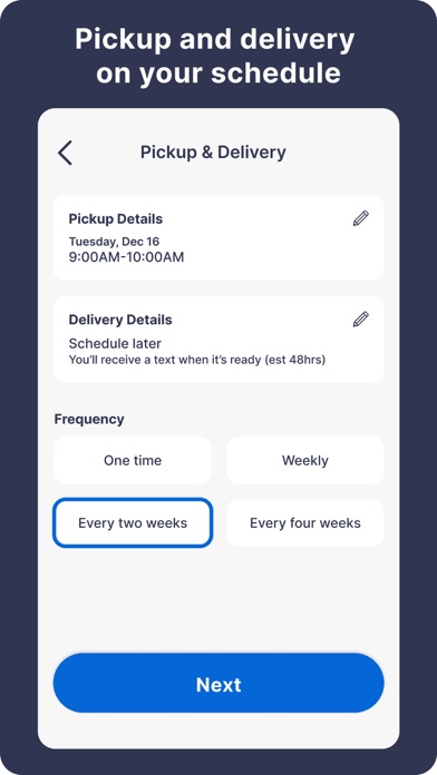 North Kingstown Laundry iPhone screenshot 2 - Lifestyle app