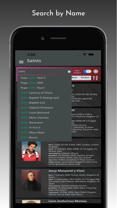 Catholic Saints & Blessed Screenshot