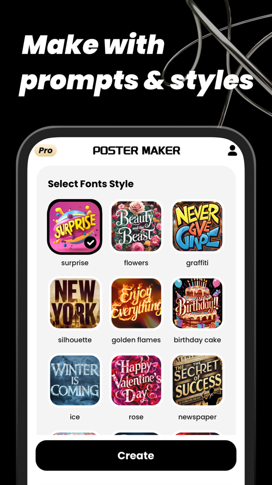 #2. Poster Maker + Flyer Maker (iOS) Podle: Miimo Holding PTE. LTD.