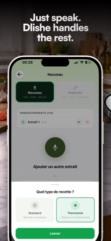 Dlishe: Smart Recipe Creator screenshot
