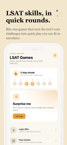 LSAT Games iPhone screenshot