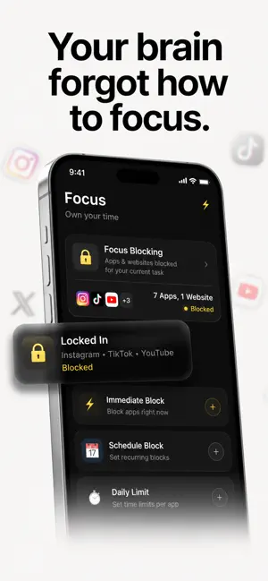 Focus: Screen Time Blocker screenshot 1
