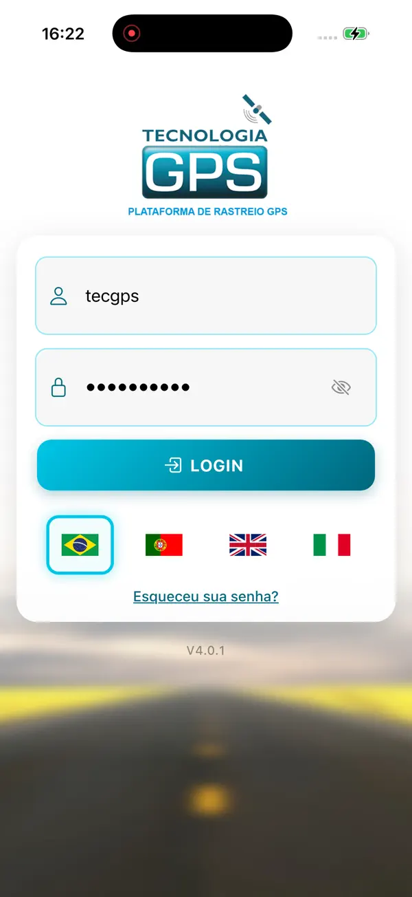 Screenshot #1 pour TecGPS Rastreamento