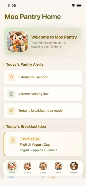 Moo Pantry iPhone screenshot 1
