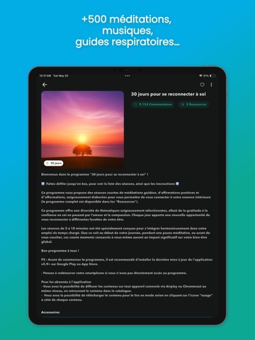 Gaia Meditation: Well-being iPad screenshot