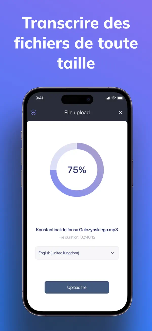 Screenshot #2 pour Mémos Vocaux Parole Au Texte