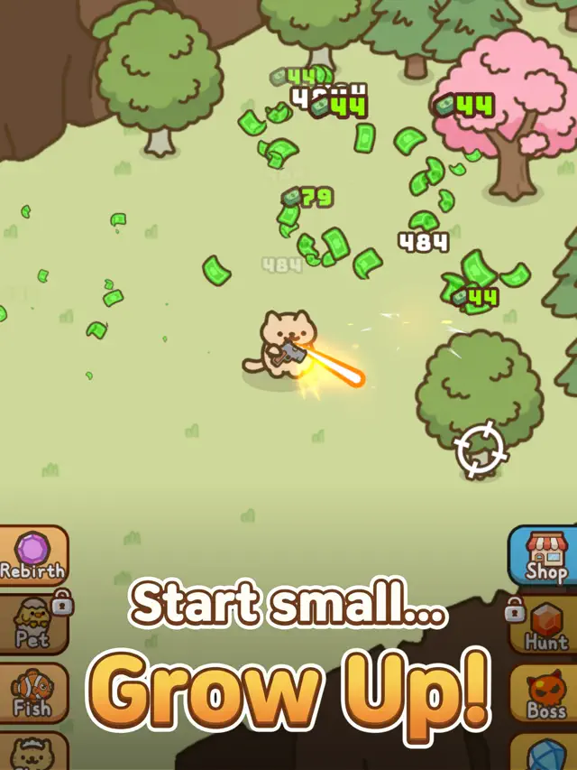 Idle Cat Gunner: Shooter RPG screenshot 10