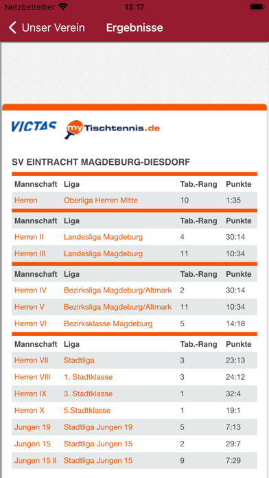 Eintracht Magdeburg Diesdorf Screenshot