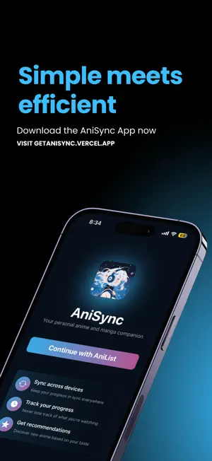 AniSync: Track Anime and Manga screenshot 1