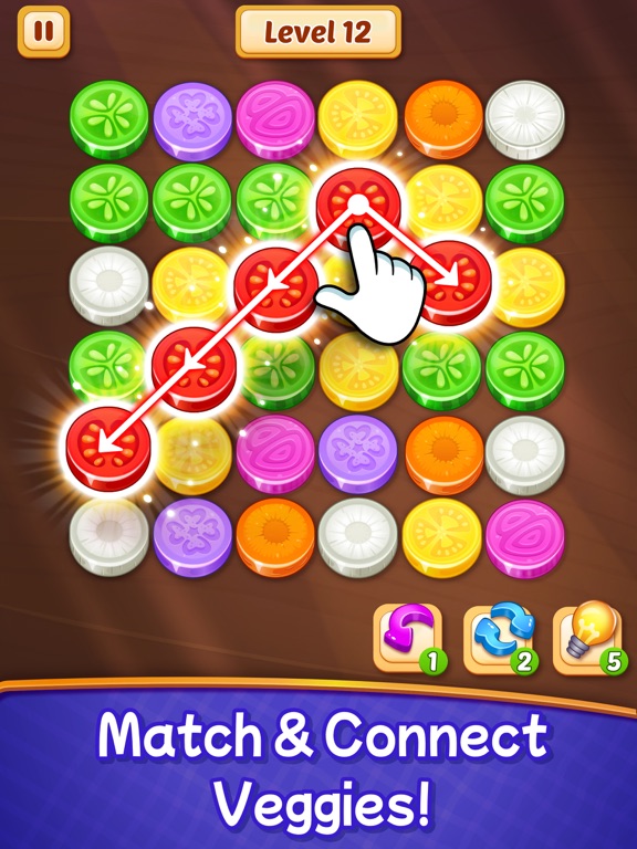 Veggies Cut: Logic Puzzle Game