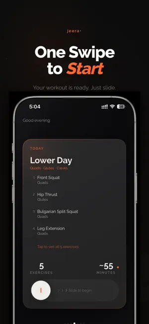 Jeera: Workout Tracker screenshot 2