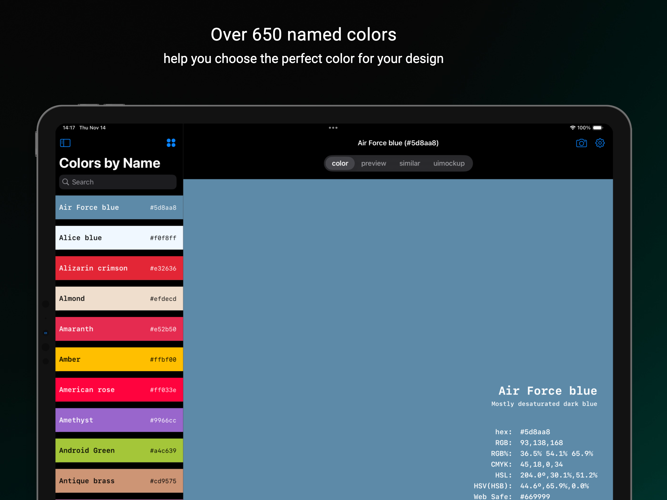Colors by Name