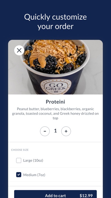 Go Greek Yogurt Screenshot