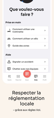 Voi – trottinettes et vélos iPhone screenshot 7