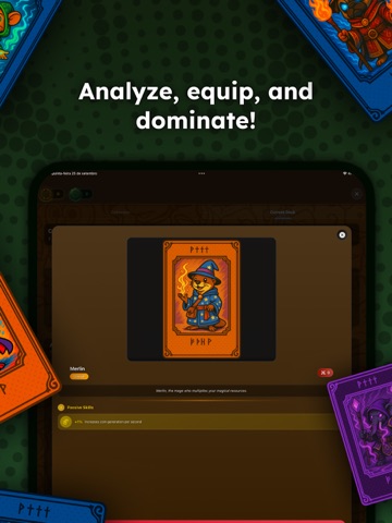 Idle Card RPG - Mini Mystics iPad screenshot