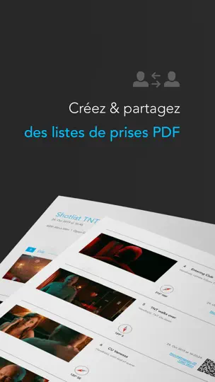 Capture d'écran de Cadrage Director's Viewfinder sur iPhone 7