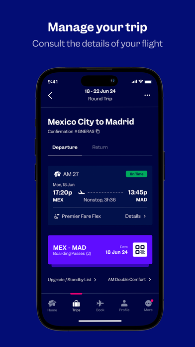 Screenshot 2 of Aeroméxico App