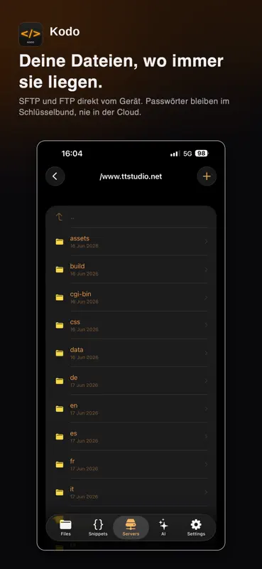 Kodo: editor código IA · IDE screenshot 7 of 8