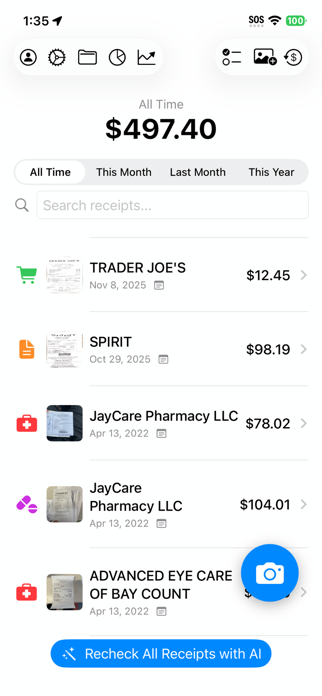 TrackHSA Screenshot 2 of 3