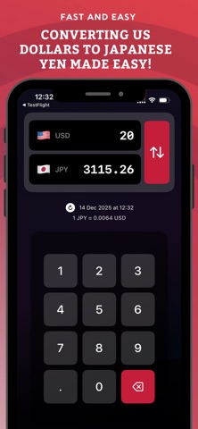 Yen to Dollar Conversion screenshot