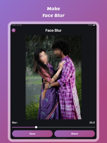 Motion Blur Effect iPad screenshot