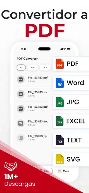 Convertidor PDF - Imagen a PDF iPhone screenshot 1